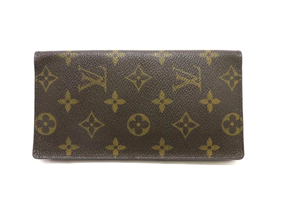LOUIS VUITTON Long Wallet Portefeuille Credit Monogram YI